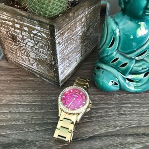 Fossil Watch with Jewel Face